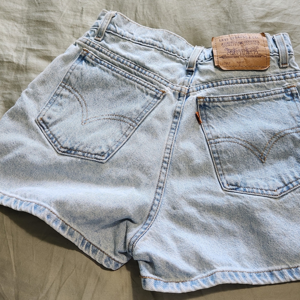 Levi's Women's Light Blue Denim Shorts